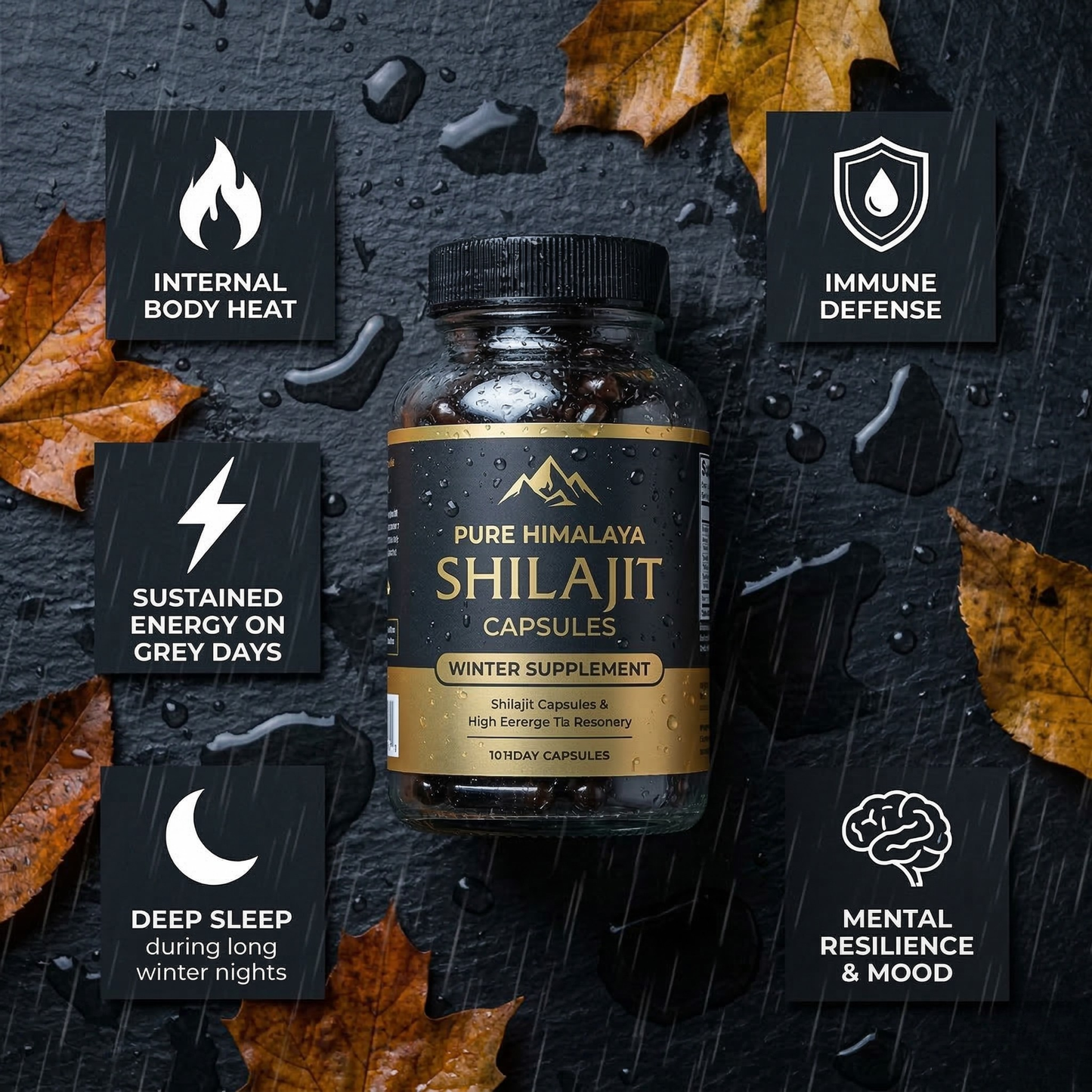SHILAJIT PURE HIMALAYA 60 CAPSULAS
